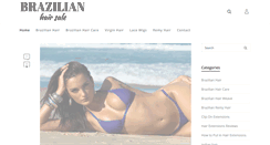 Desktop Screenshot of brazilianhairsale.net