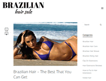 Tablet Screenshot of brazilianhairsale.net